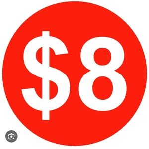 Red Circular Price Tag